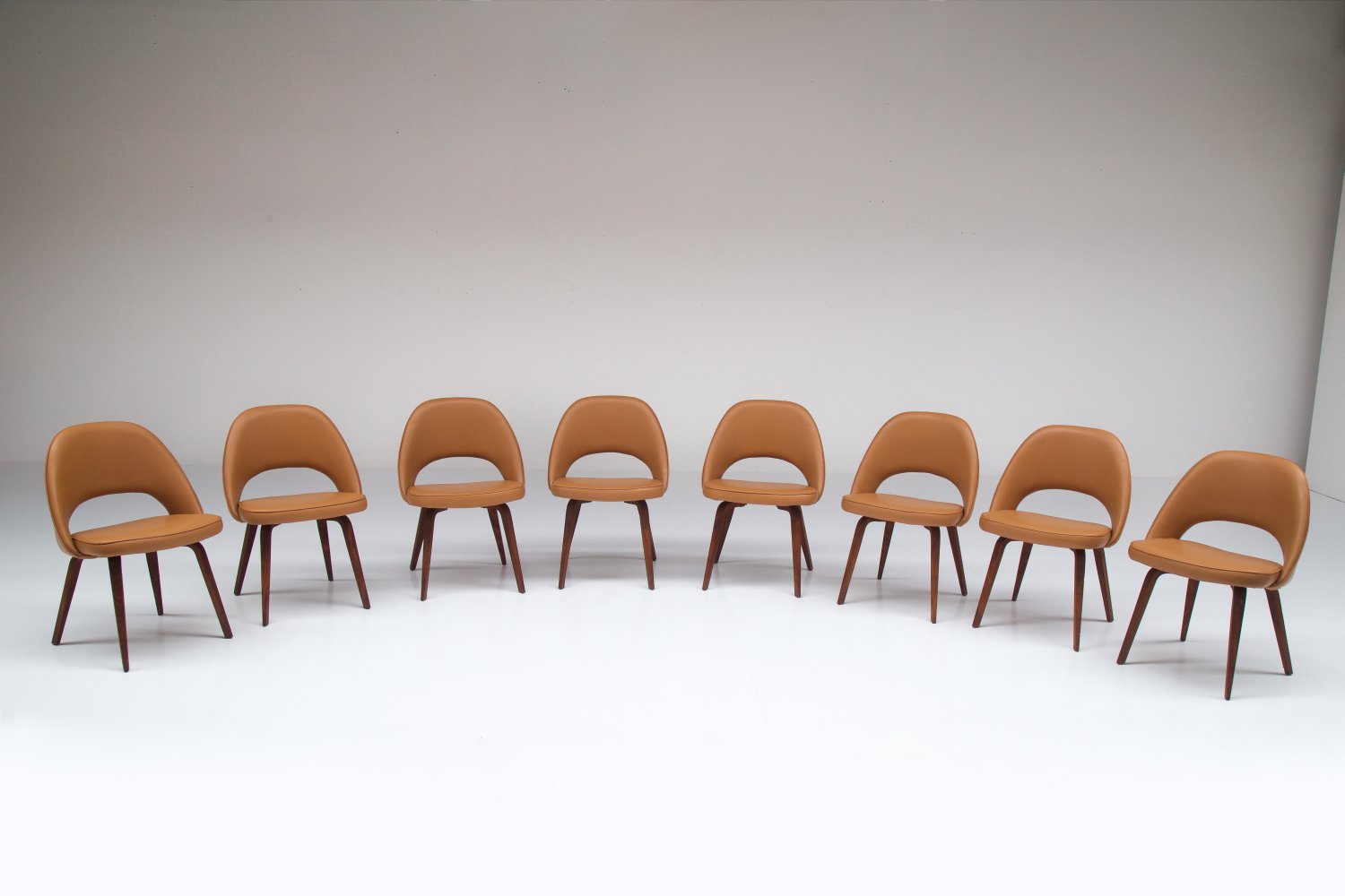 Large set of conference chairs by Eero Saarinen for Knoll