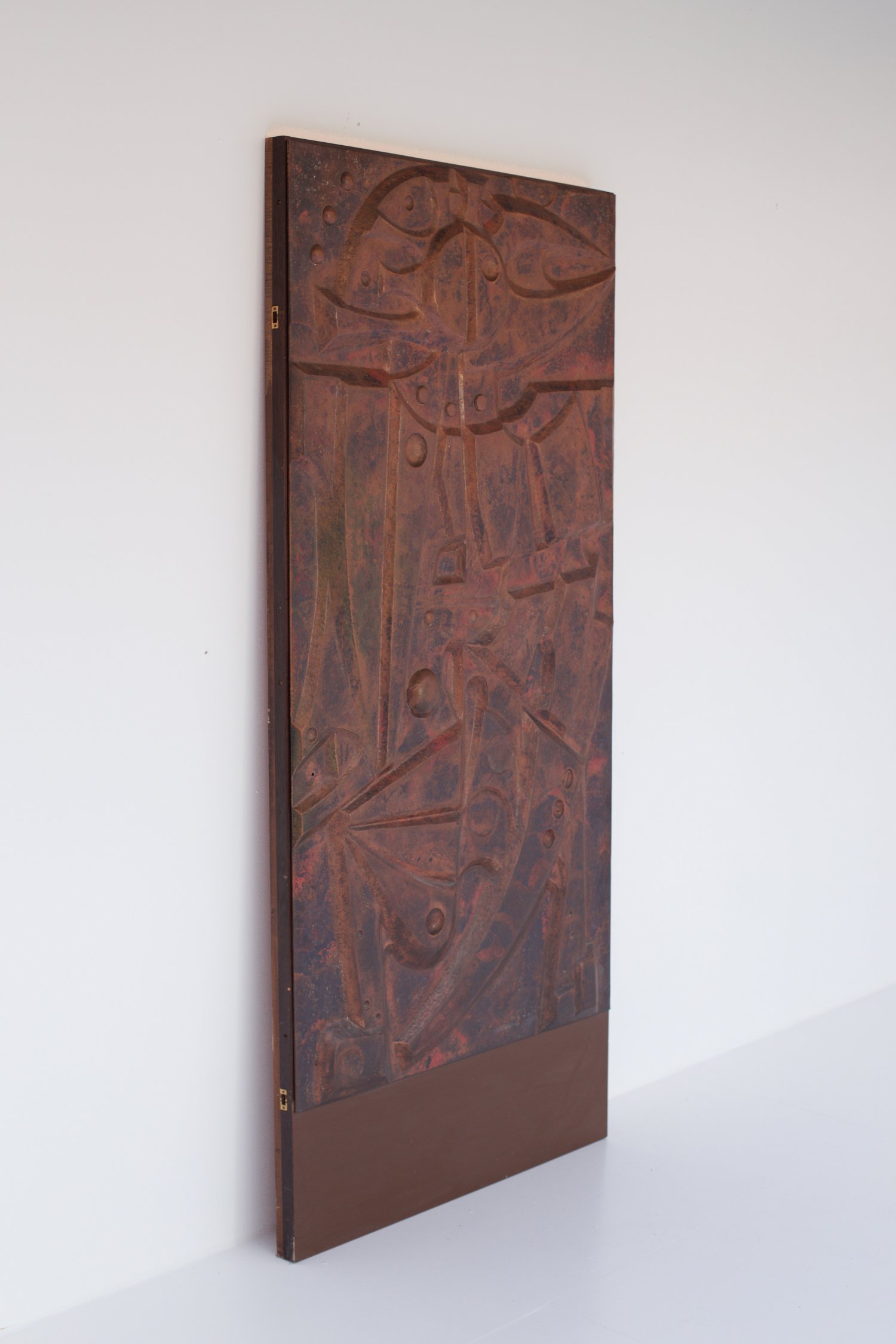 Copper door by Hubert Minnebo