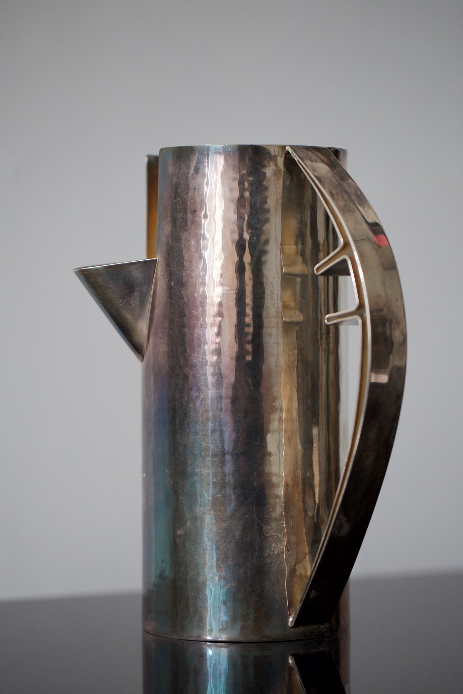 Carlo Scarpa silver pitcher for Cleto Munari