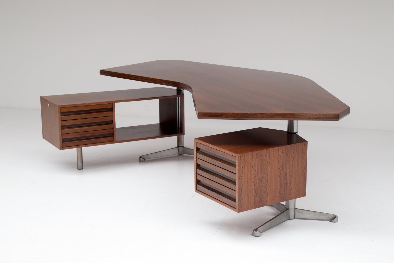 Osvaldo Borsani Boomerang desk for Tecno Milano