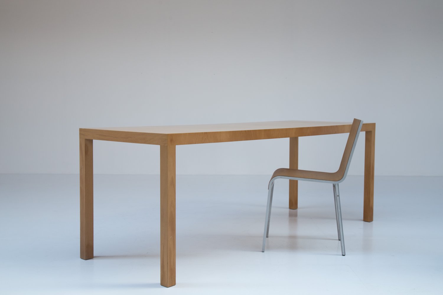 Maarten Van Severen table in beech wood.