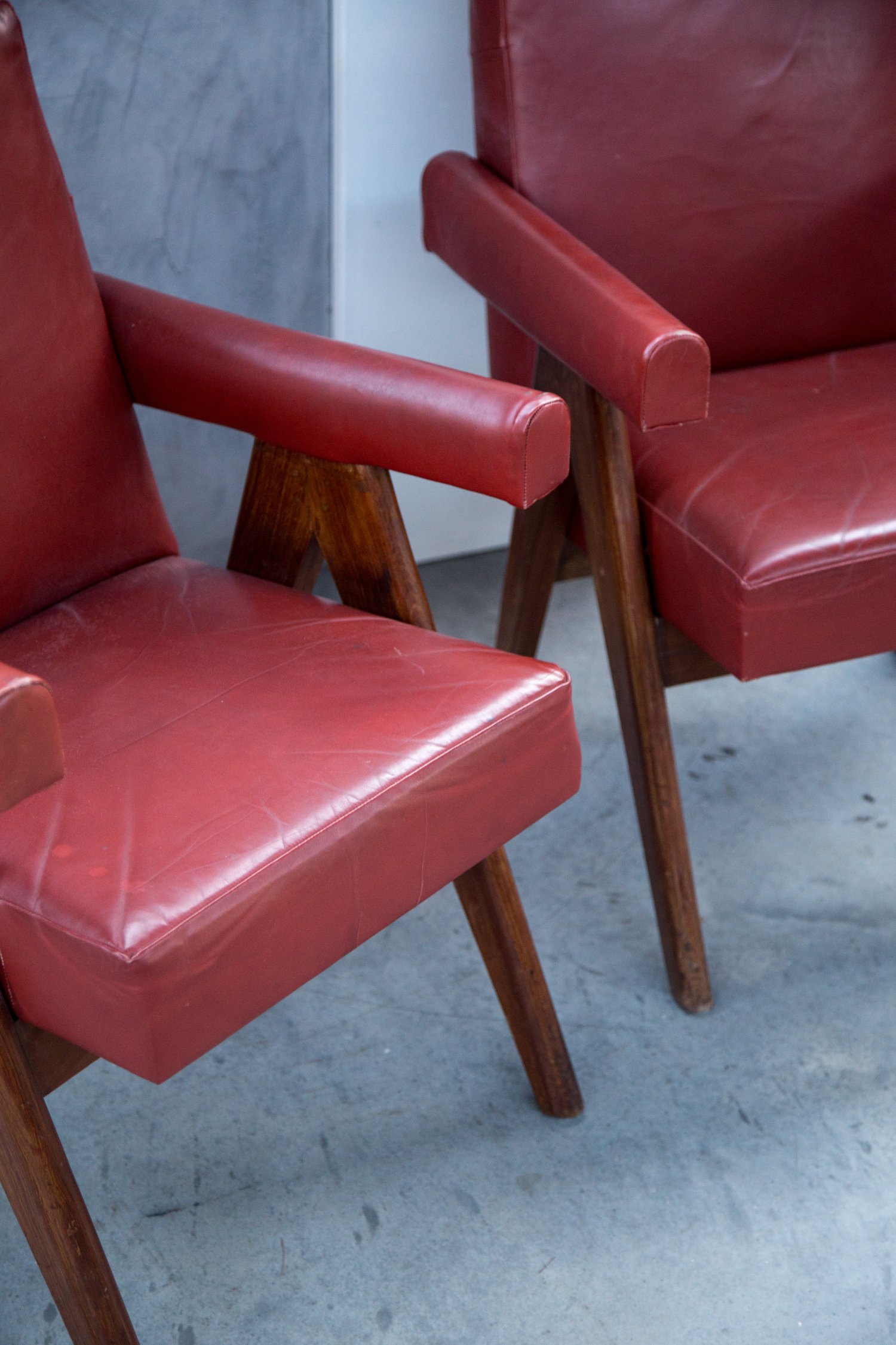 Pair of Pierre Jeanneret chairs 