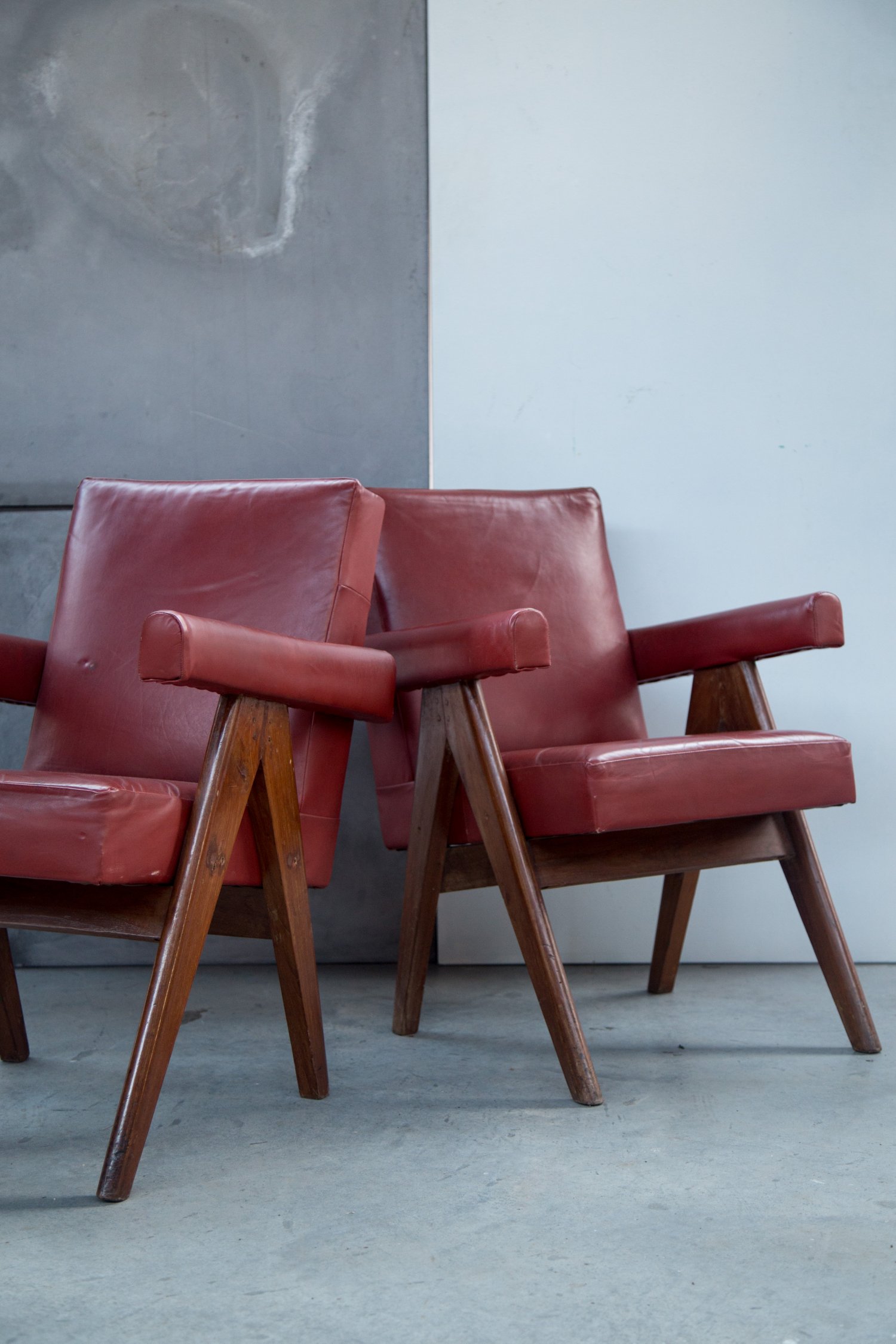 Pair of Pierre Jeanneret chairs 