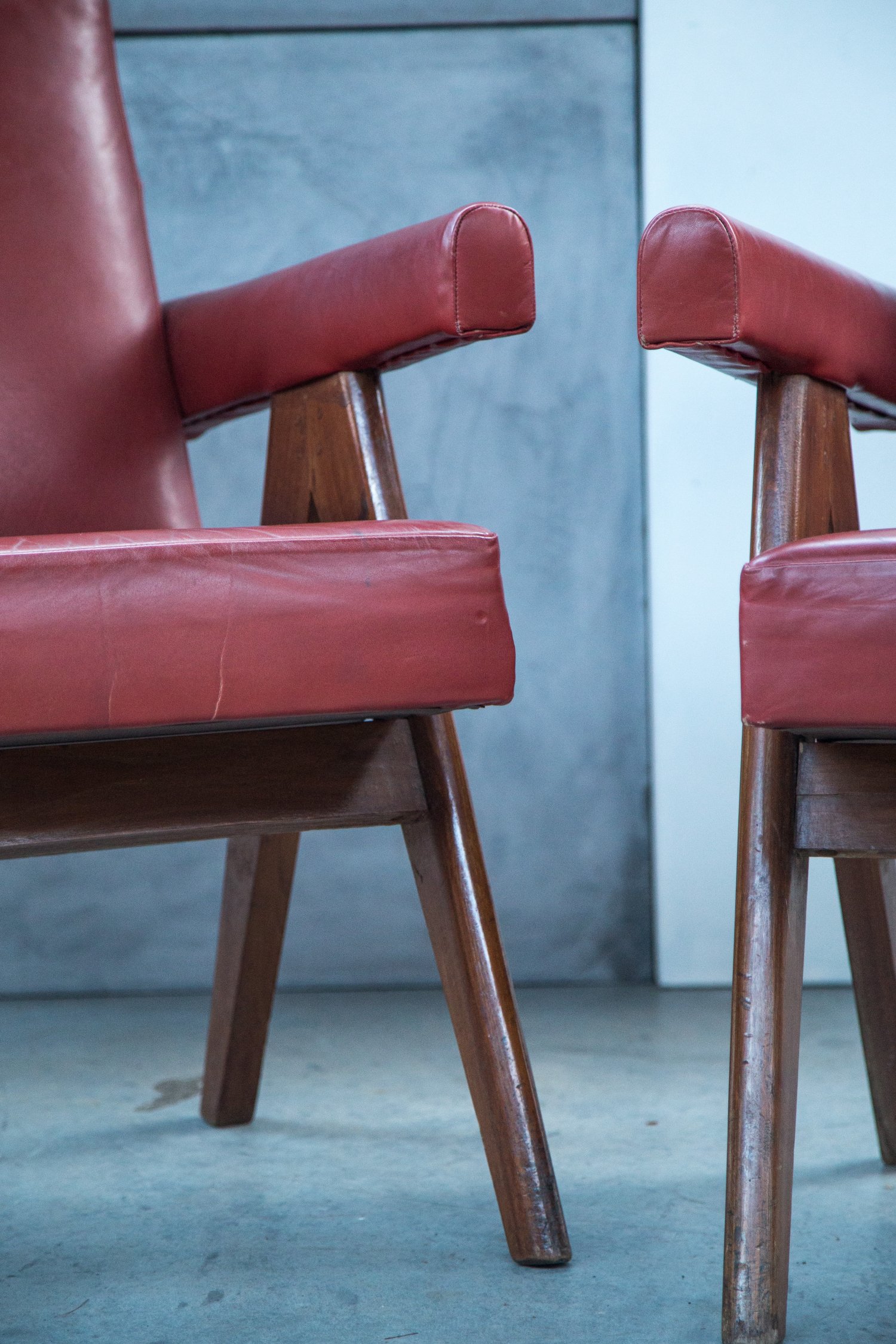 Pair of Pierre Jeanneret chairs 