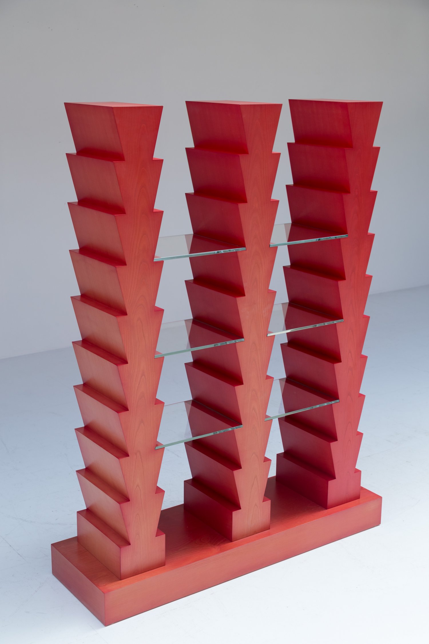 Adesso Pero bookcase by Ettore Sottsass