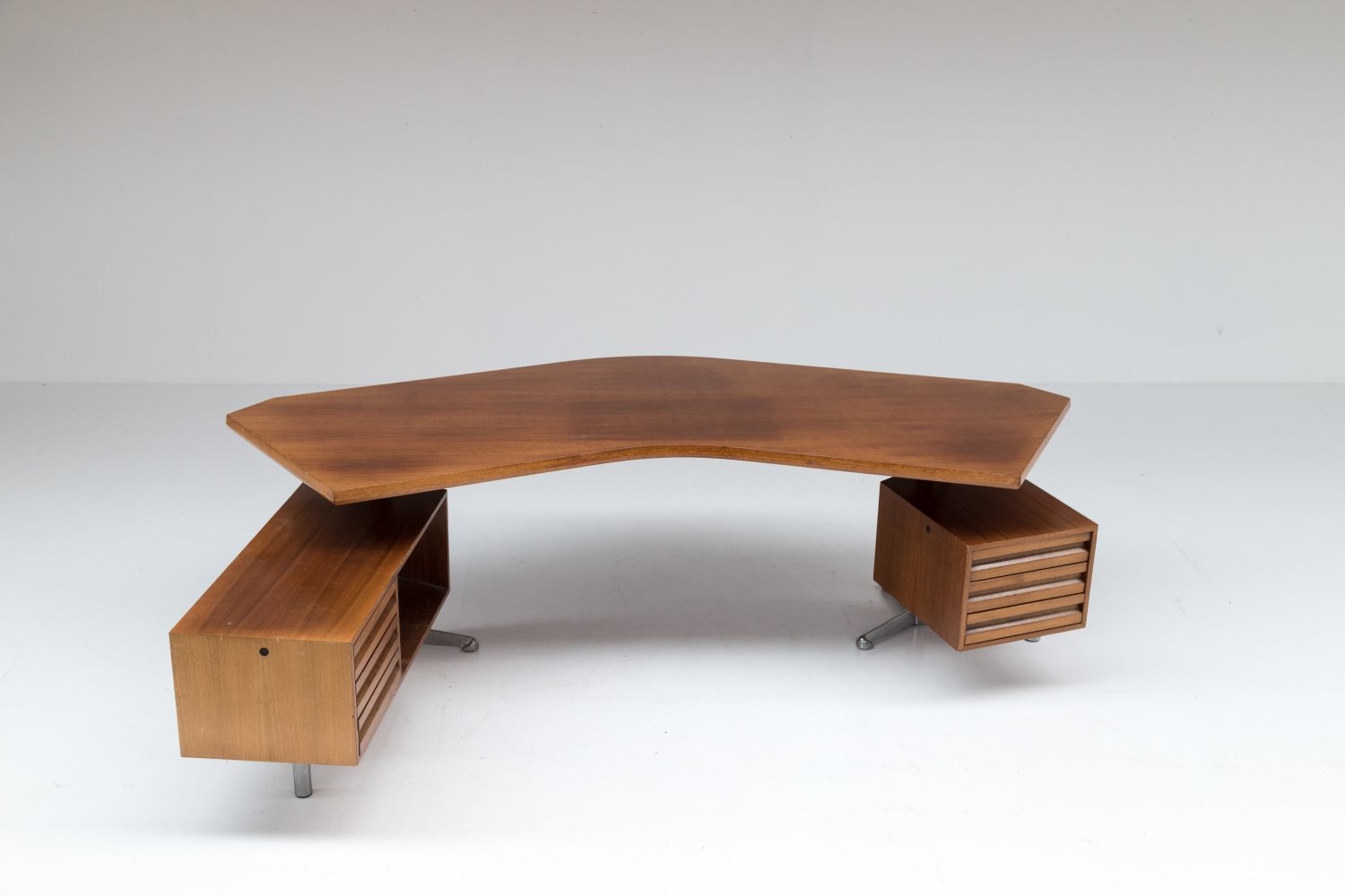 Osvaldo Borsani Boomerang desk for Tecno Milano