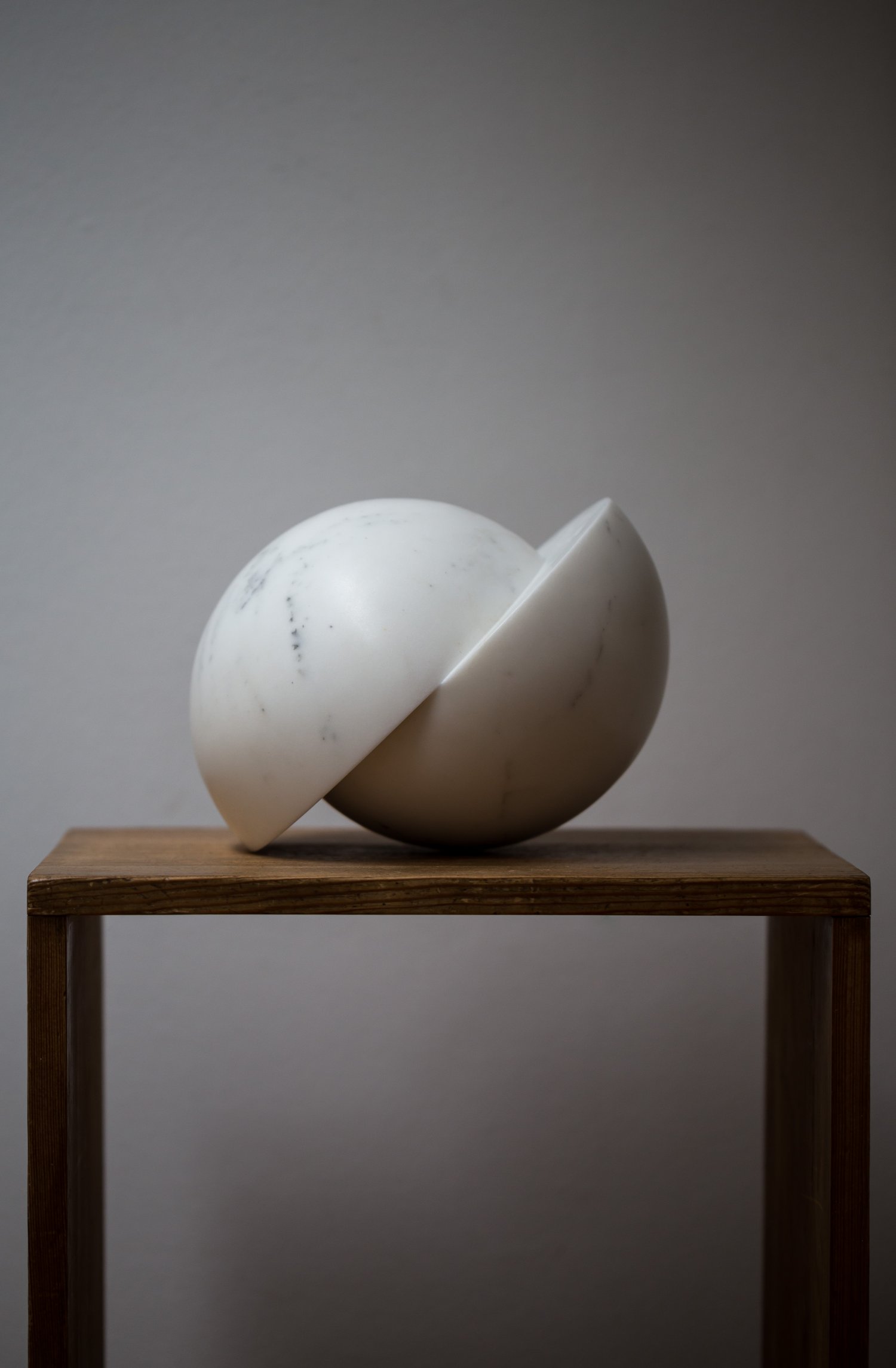 Carrara Marble Sculpture by Piet Van Loocke