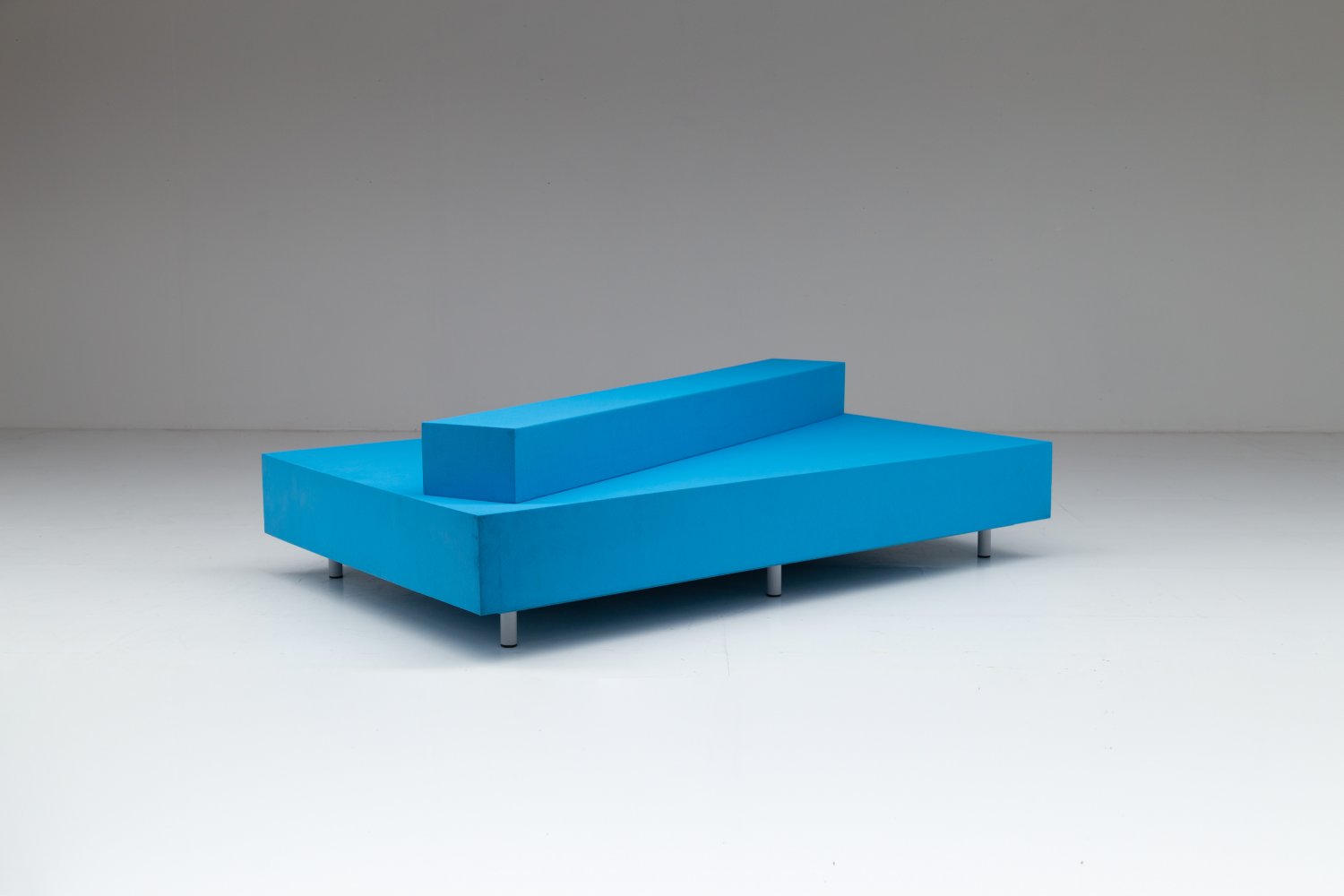 Maarten Van Severen Blue Bench for Edra