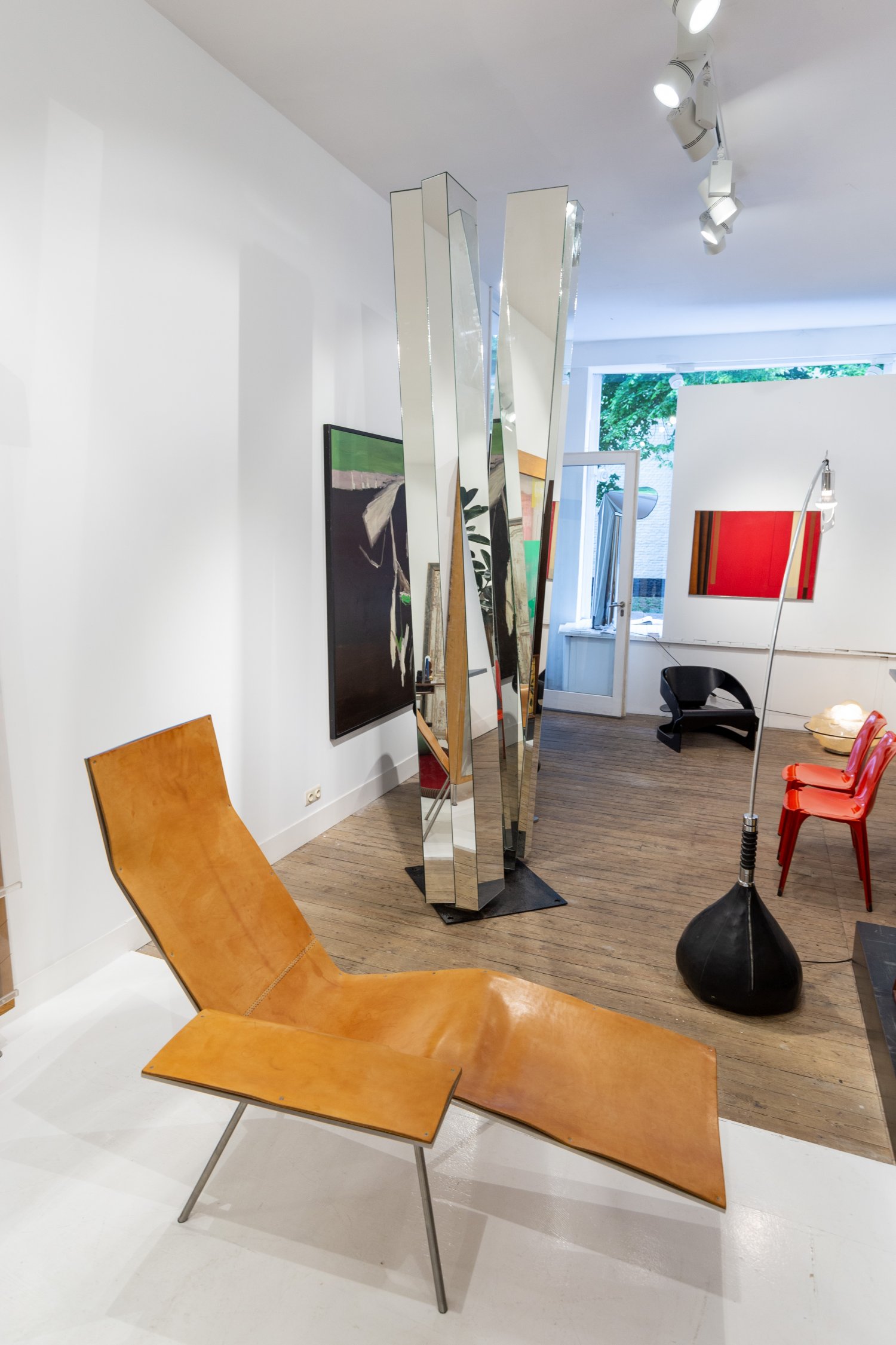 Maarten Van Severen Leather Lounge chair by Pastoe