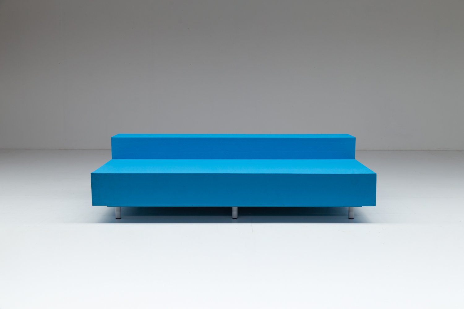 Maarten Van Severen Blue Bench for Edra