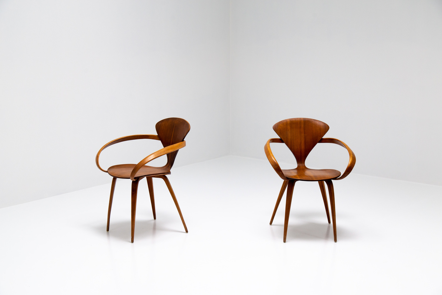 Pair of Norman Cherner chairs for Plycraft 1958