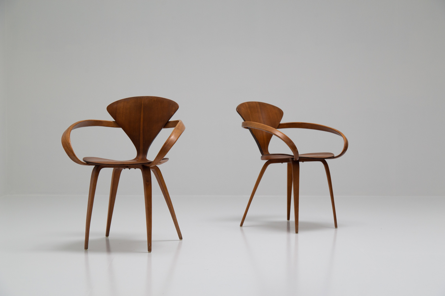 Pair of Norman Cherner chairs for Plycraft 1958