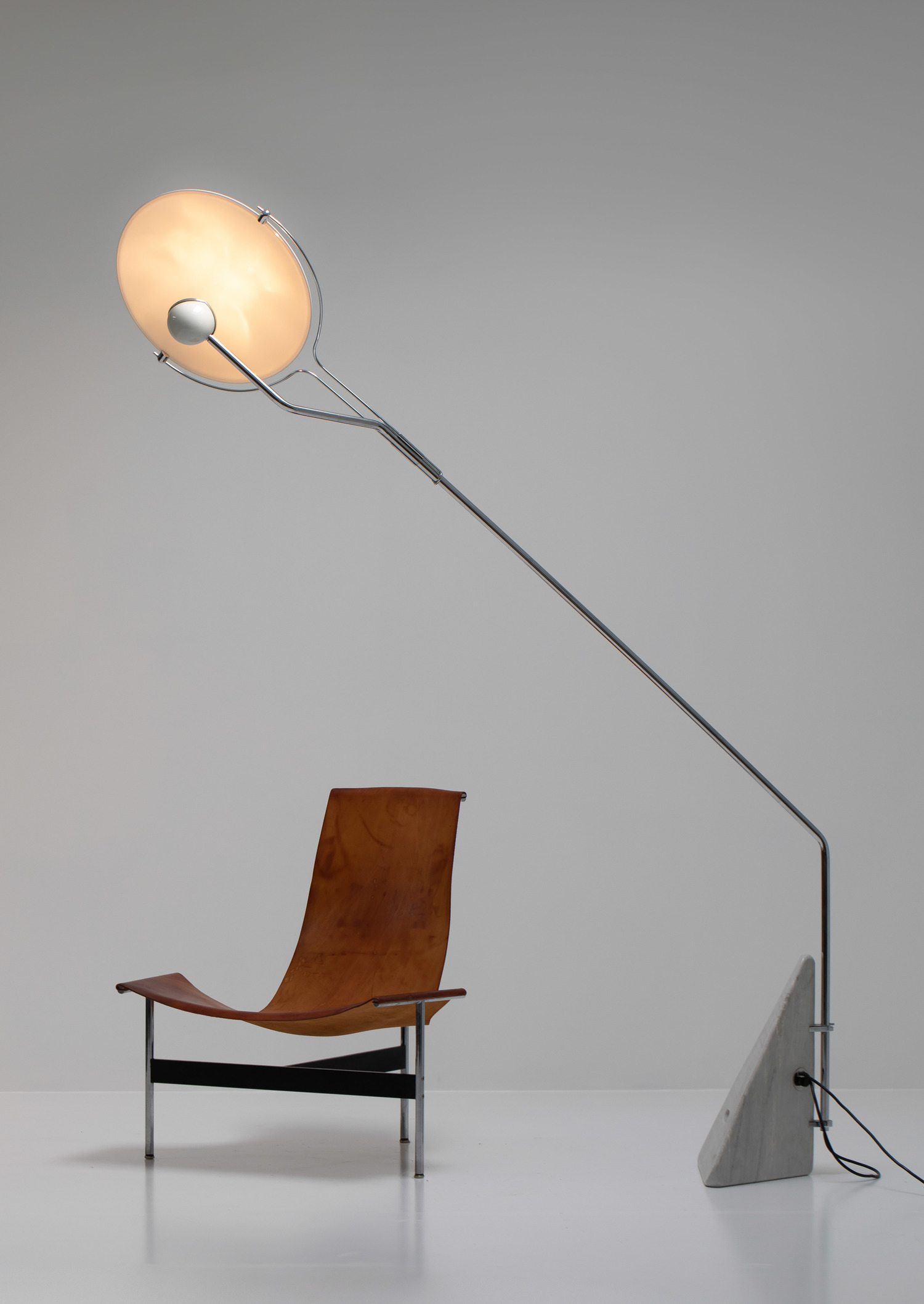 'Riflessione' floor lamp by Claudio Salocchi, 1973, Skipper