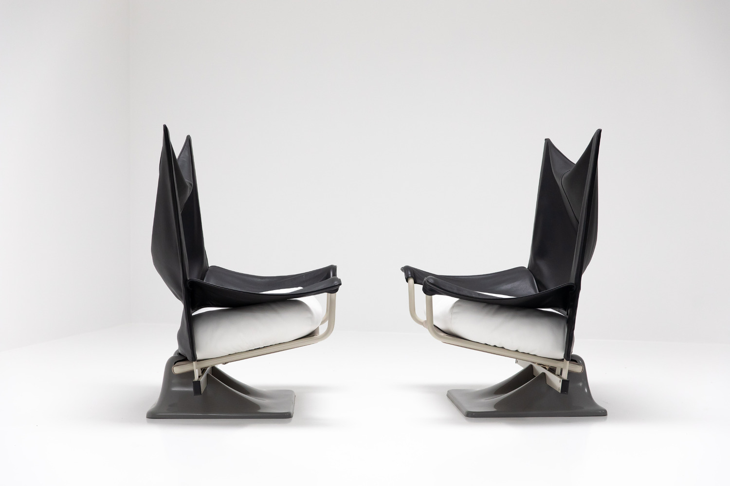 AEO Leather Chairs by Archizoom