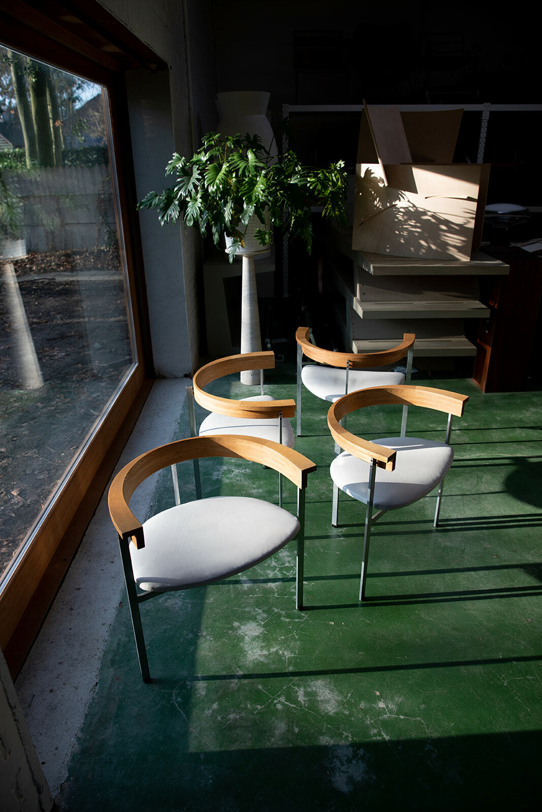 PK 11 chairs Poul Kjaerholm 