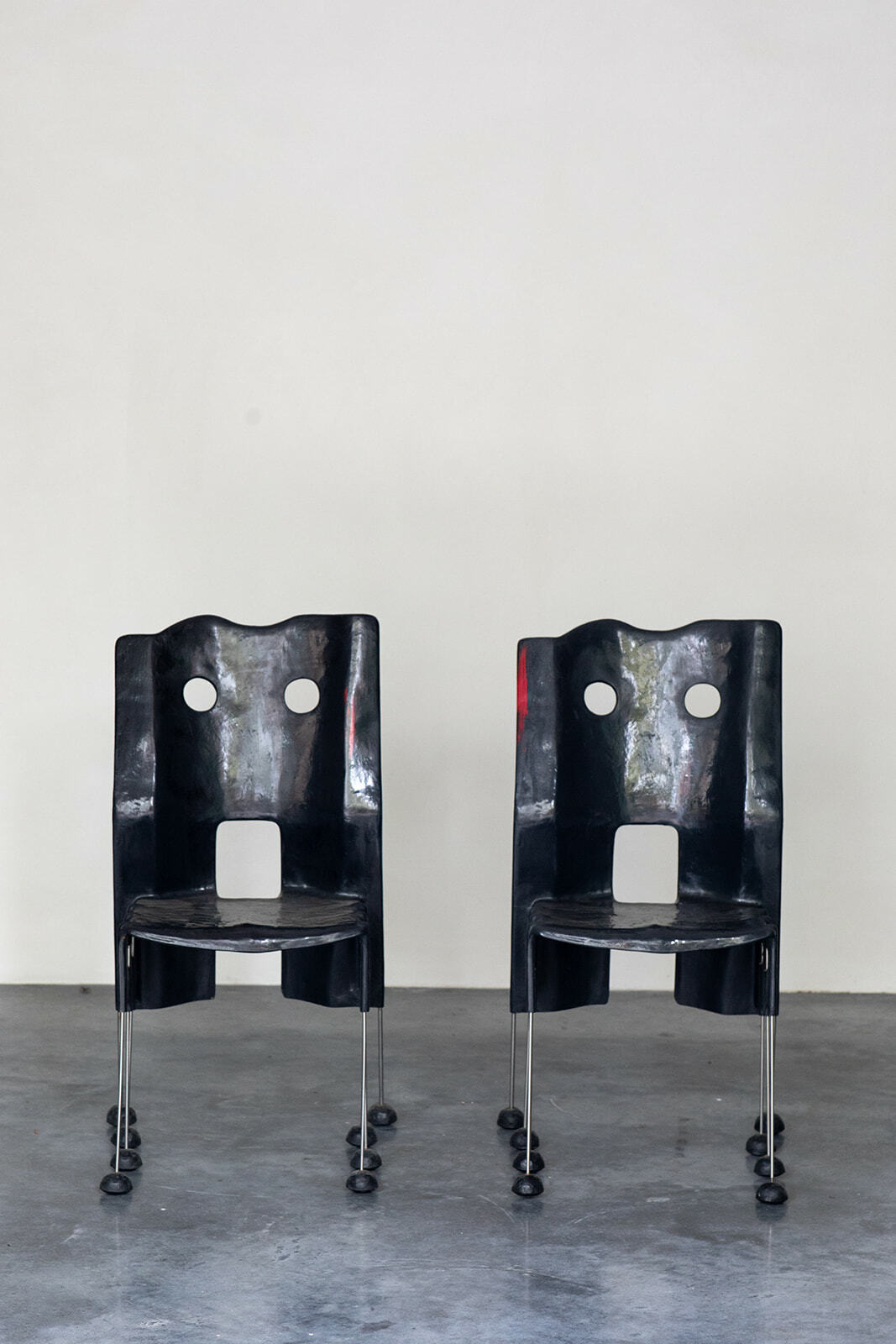 pair of Green Street chairs by Gaetano Pesce