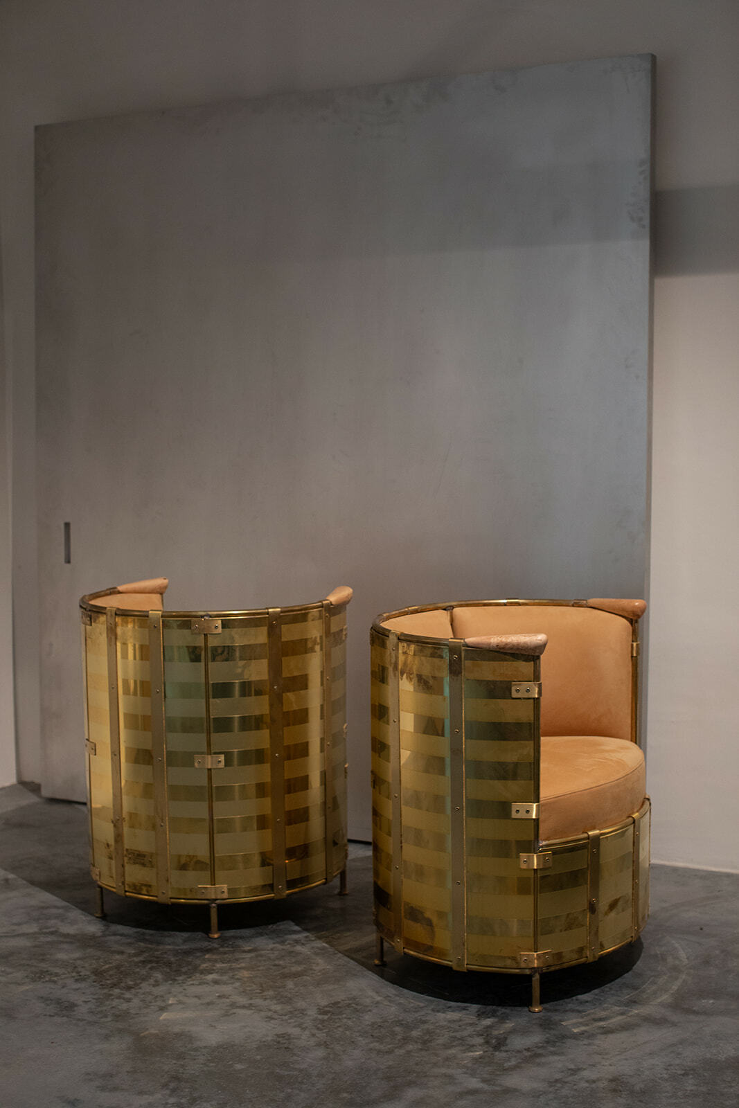 Pair of 'El Dorado' chairs by Mats Theselius