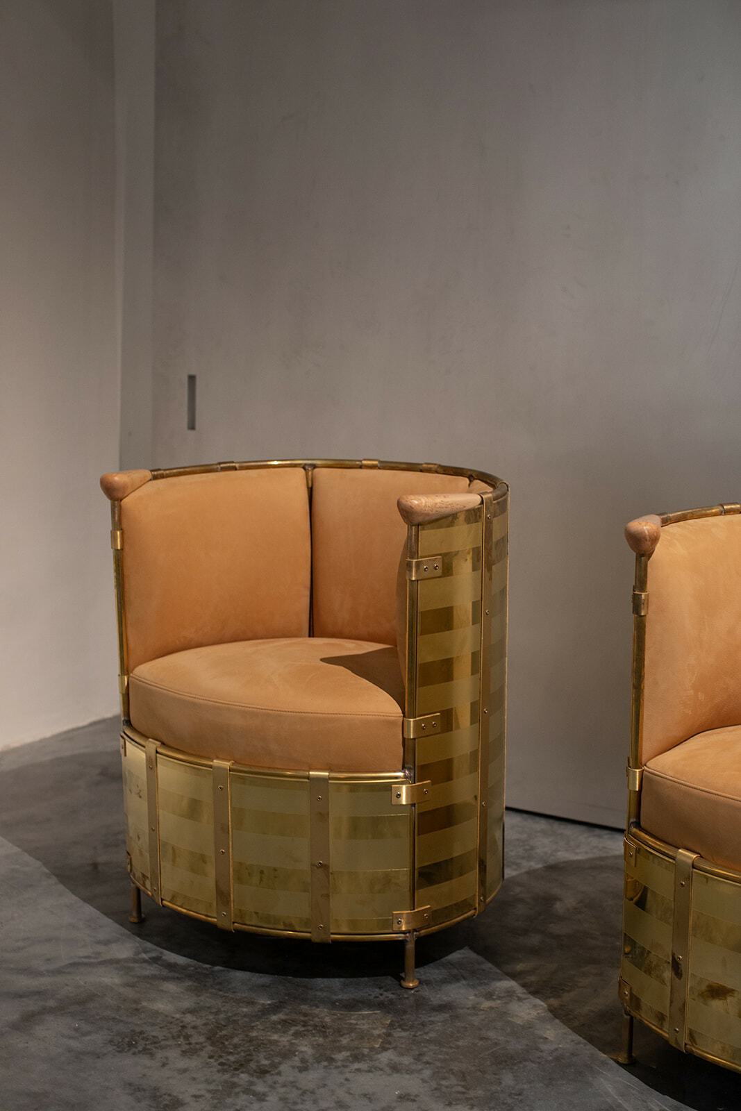 Pair of 'El Dorado' chairs by Mats Theselius