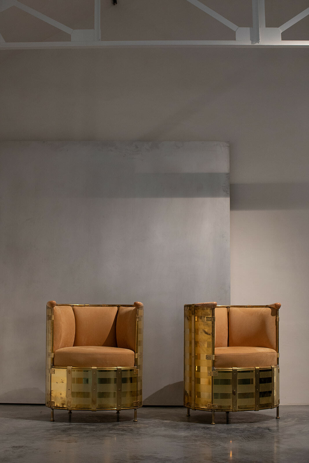 Pair of 'El Dorado' chairs by Mats Theselius