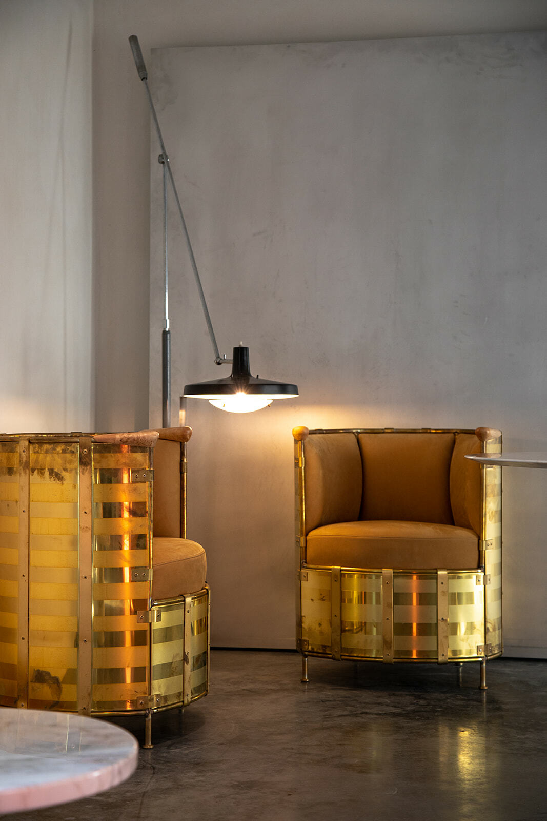 Pair of 'El Dorado' chairs by Mats Theselius