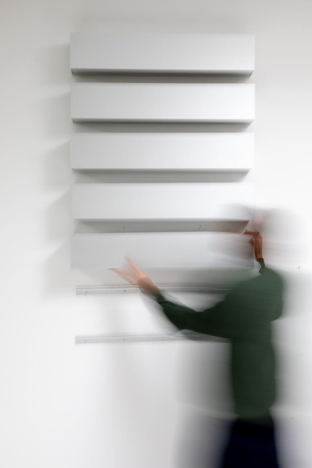 Shigeru Uchida Horizontals A-Line shelves by Pastoe