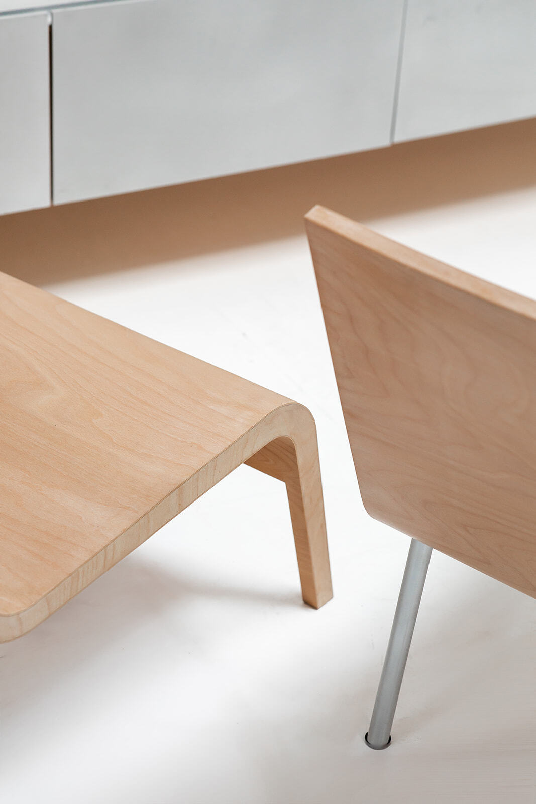 Maarten van Severen Pair of LC93 low chairs by Top Mouton