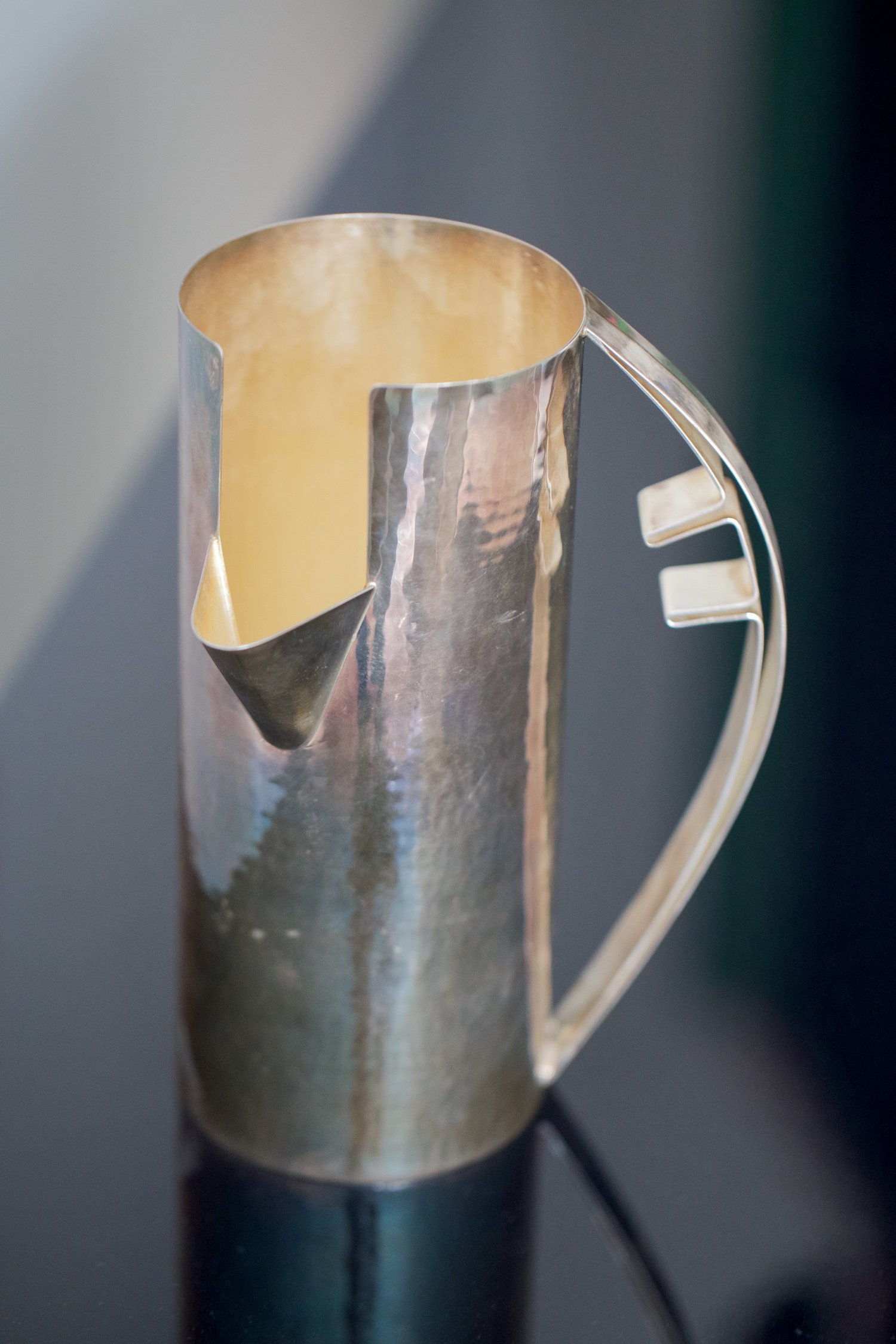 Carlo Scarpa silver pitcher for Cleto Munari